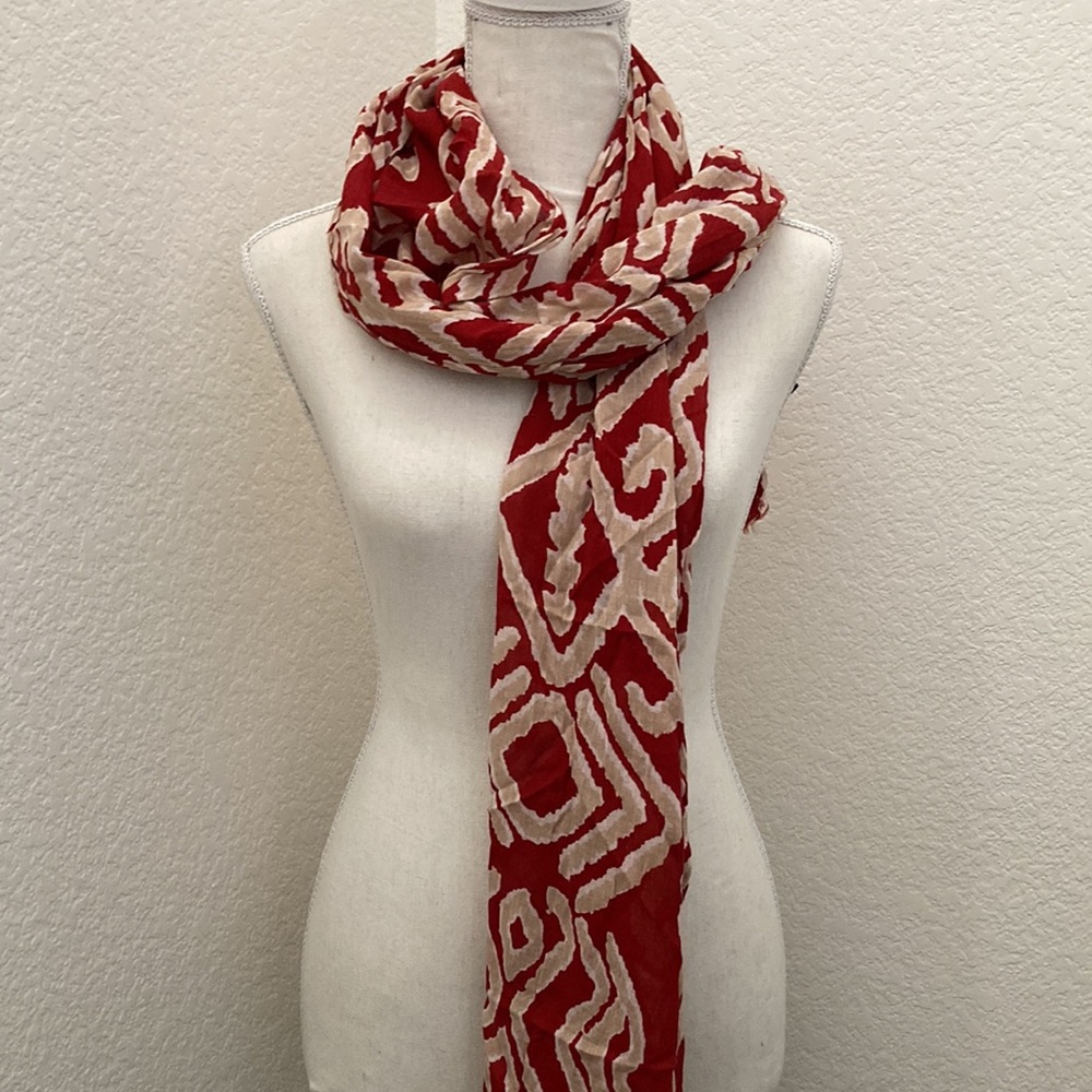 Roots Ikat Pattern Scarf